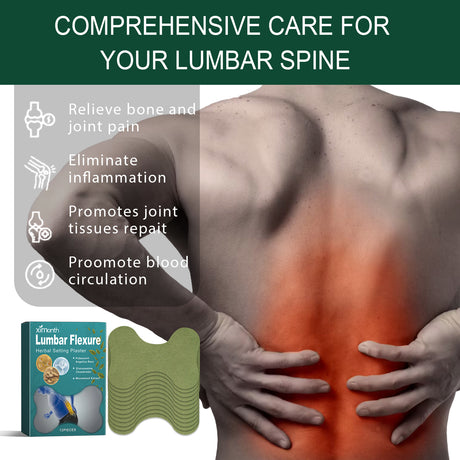 Lumbar Flexure Herbal Setting Plaster, Relieve Lumbar Soreness Lumbar Disc Protrusion Activating Muscles And Bones Lumbar Care Patch - V.I.P Digital Presence