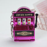 Mini fruit machine keychain pendant spinning machine game slot machine slot machine small toy lucky draw decoration - V.I.P Digital Presence