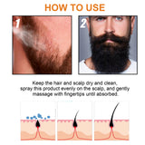 Hair Growth Spray, Men Hair And Beard Thickening Strengthening Anti-loss Care Solution - V.I.P Digital Presence
