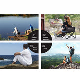 25*22.5*27cm Outdoor Aluminum Folding Stool Chair Small Fishing Stool Chair Portable Camping Outdoor Fishing Chair Fishing Tool - V.I.P Digital Presence