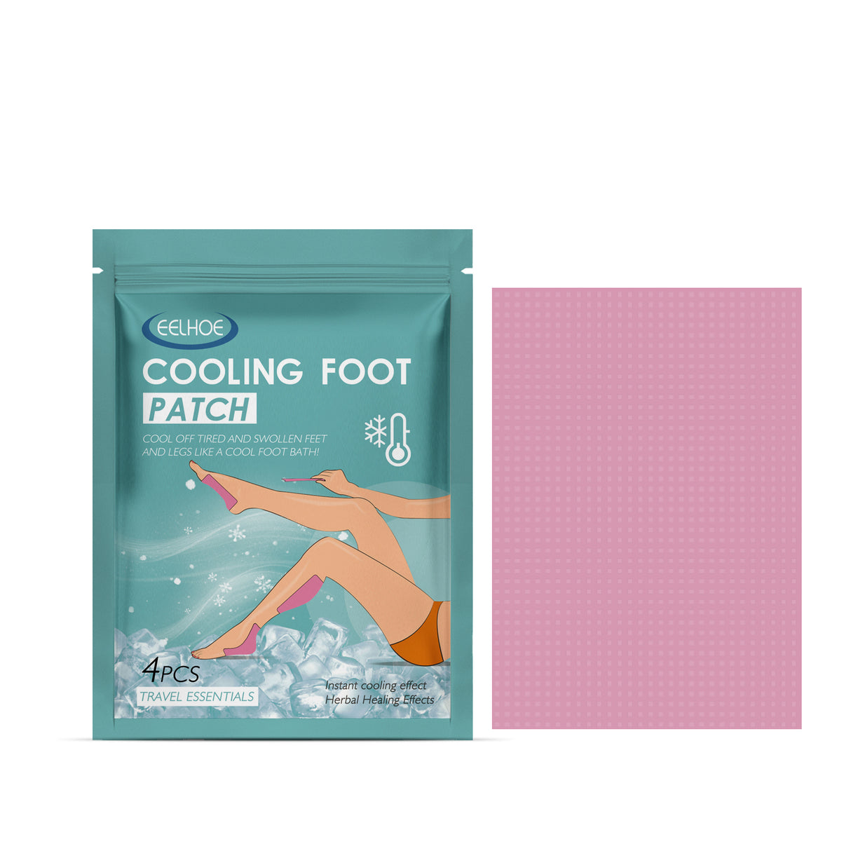 Cooling Foot Patch, Body Cooling External Physical Quick Cooling Patch Cool Refreshing Treatment Cold Compress - V.I.P Digital Presence