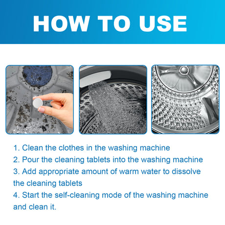 Washing Machine Cleaner, Washing Machine Tank Automatic Drum Liner Dirt Cleaning Sheet - V.I.P Digital Presence