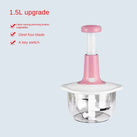 Press Garlic Processor Popper Meat Grinder Manual Baby Food Maker - V.I.P Digital Presence