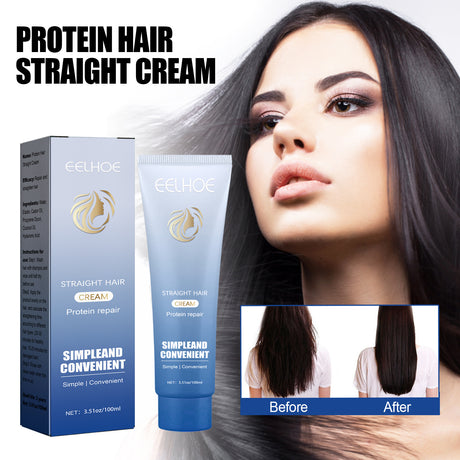 Protein Hair Straightening Cream Nourishes Hair, Smooths Hair And Scalp, And Takes Care Of Smooth, Frizzy And Dry Hair - V.I.P Digital Presence