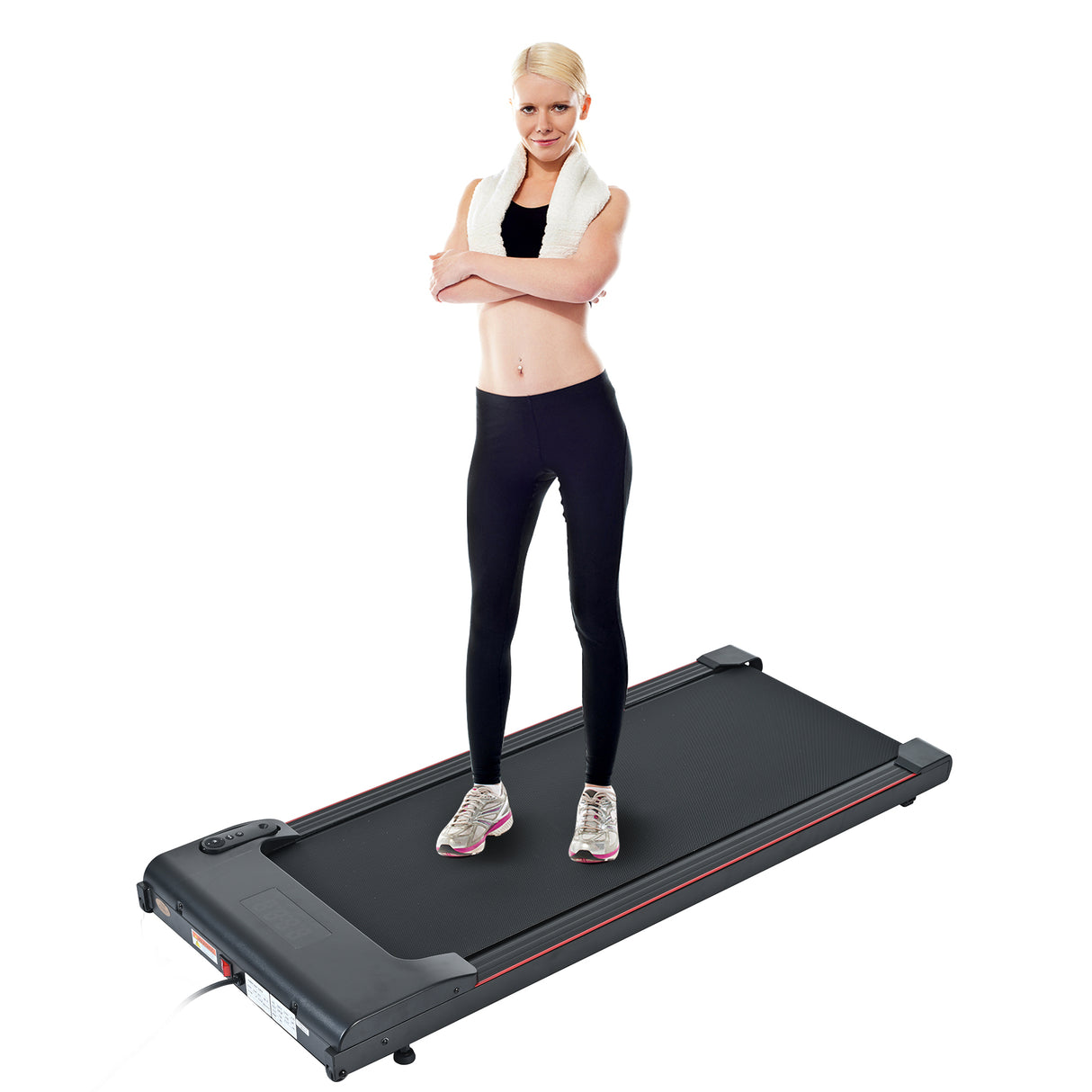 Brushless electric walking mat, 300 pound capacity, portable treadmill for home use, 0.5 to 4.0 miles per hour - V.I.P Digital Presence