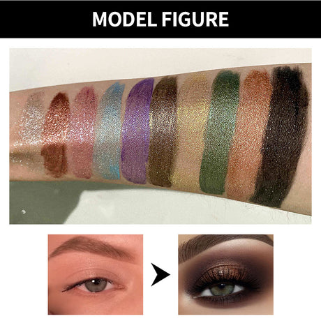 Streamlight Colorful Eye Shadow Liquid Set Night Club Makeup Stage Makeup Performance Makeup Liquid Eye Shadow - V.I.P Digital Presence