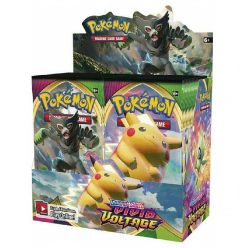 Tarjeta Pokémon Versión en inglés Caja de mejora de tarjetas Pokémon Caja ciega Bolsa de tarjetas para robar