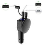 Vogek 3-in-1 Car Charger 60W Super Fast Charging for iPhone Xiaomi Huawei Samsung with Telescopic Charging Cables and Adapters - V.I.P Digital Presence