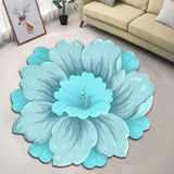 Creative Flower Living Room Tea Table Blanket Nordic Household Bedroom Floor Mat Bed Front Carpet Mat Foot Mat - V.I.P Digital Presence