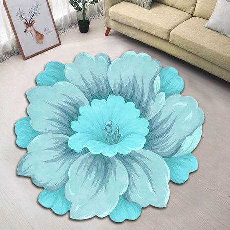 Creative Flower Living Room Tea Table Blanket Nordic Household Bedroom Floor Mat Bed Front Carpet Mat Foot Mat - V.I.P Digital Presence
