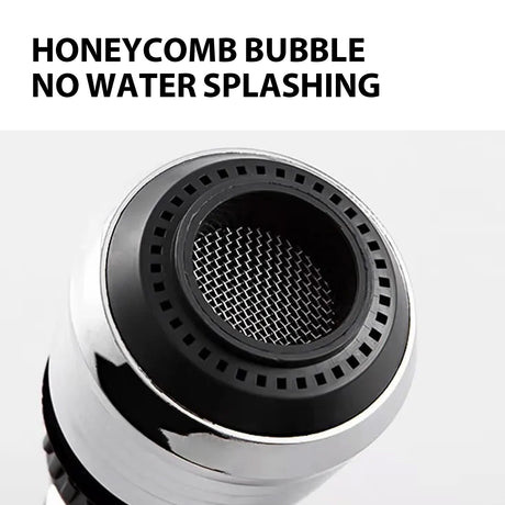 Supercharged Shower Head Home Kitchen Faucet Anti-Splash Head Universal Rotary Supercharged Stainless Steel Shower Head - V.I.P Digital Presence