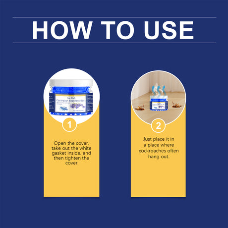Cockroach Repellent Box, Cockroach Decoy Gel Plant Extract Cockroach Repellent Box - V.I.P Digital Presence