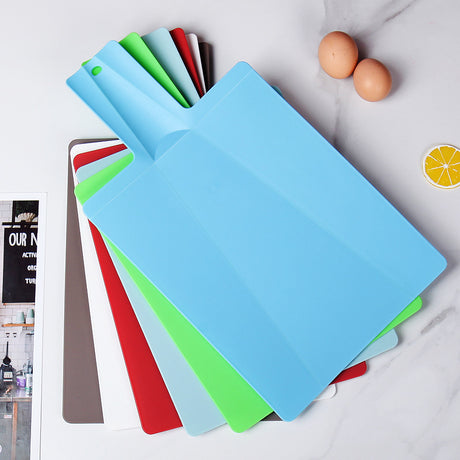 Portable PP folding vegetable board kitchen double-sided plastic cutting board multi-purpose vegetable cutting board drainage board - V.I.P Digital Presence
