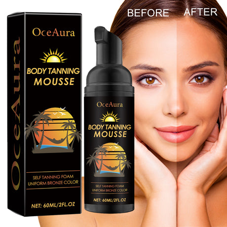Tanning Mousse, Summer Outdoor Seaside Help Sun Moisturizing Skin Natural Fashion Wheat Color - V.I.P Digital Presence