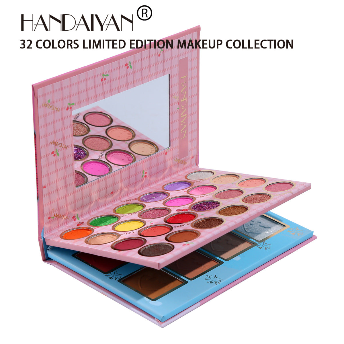 HANDAIYAN 32 Color Makeup Palette Eye Shadow + Blush Highlighter Makeup Set Set Box Pearl Matte Eye Shadow - V.I.P Digital Presence