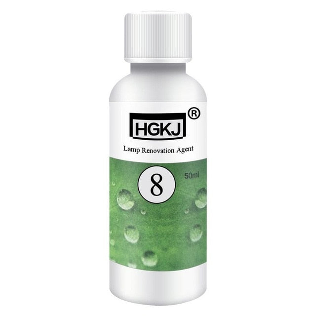 20/50ML HGKJ-8 Car Headlight Cleaning Fluid Repair Refurbishment Fluid Detergent Car Light Cleaner - V.I.P Digital Presence
