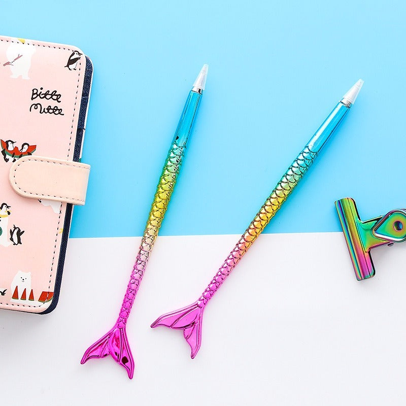 1Pcs Creative Stationery Mermaid Ballpoint Pen Cute Signature Pen High-quality Gift Pen Office Student Supplies - V.I.P Digital Presence