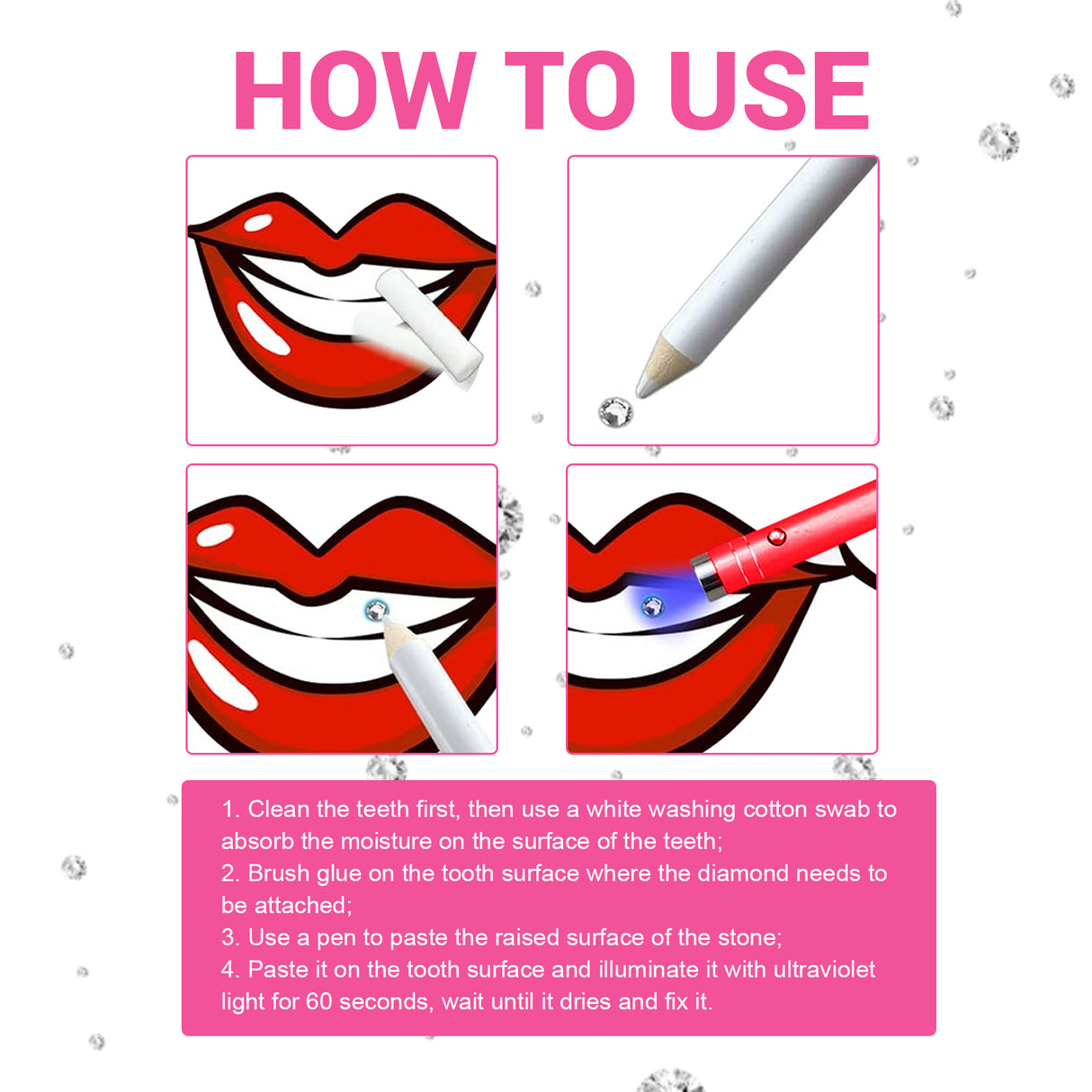 Tooth Gem Kit, European And American Style Hip Hop Style Dental Drill Jewelry DIY Dental Drill Set - V.I.P Digital Presence