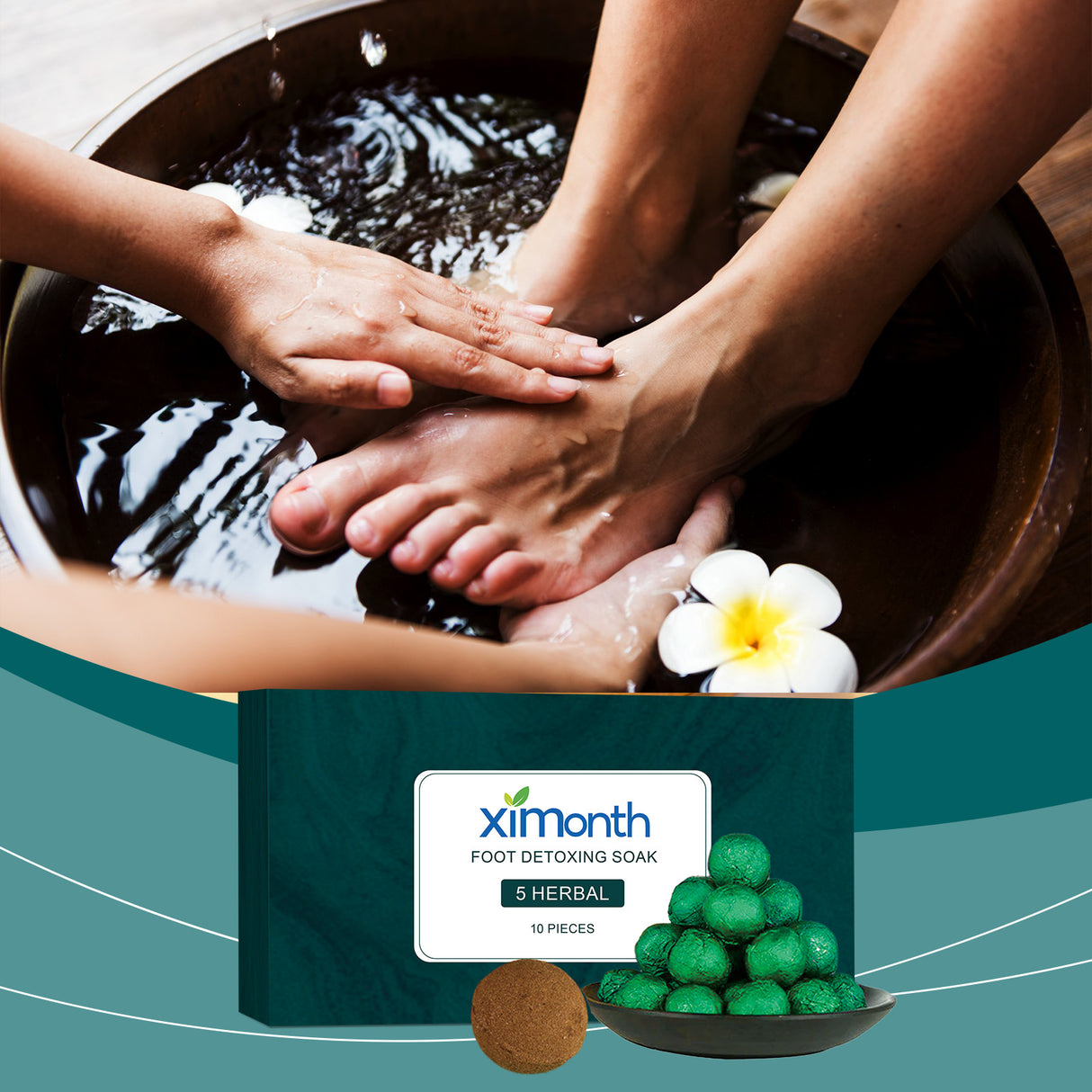 Herbal Foot Bath Ball Contains Herbal Ingredients To Soothe Leg Discomfort And Moisturize Skin Foot Care - V.I.P Digital Presence