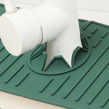 Kitchen Faucet Splash Pad Silicone Sink Faucet Splash Guard Mat Sponge Drain Rack Countertop Protector for Bath Kitchen Gadgets - V.I.P Digital Presence