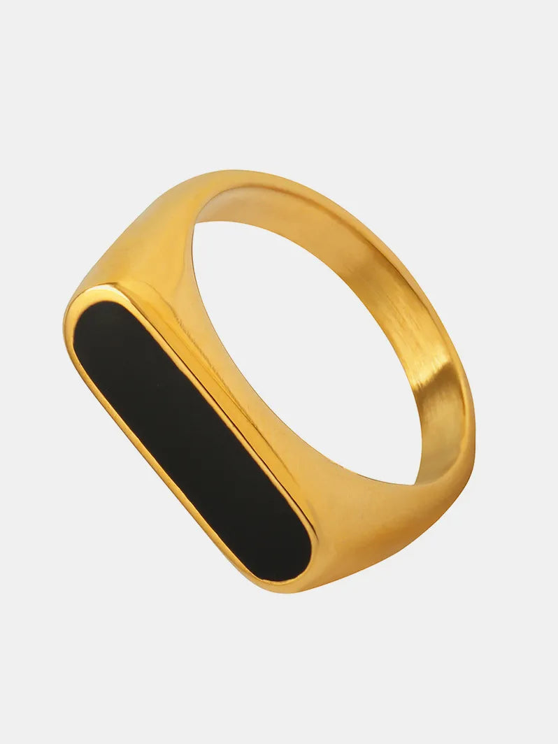French fashion exaggerated geometric weight glazed element ring - V.I.P Digital Presence