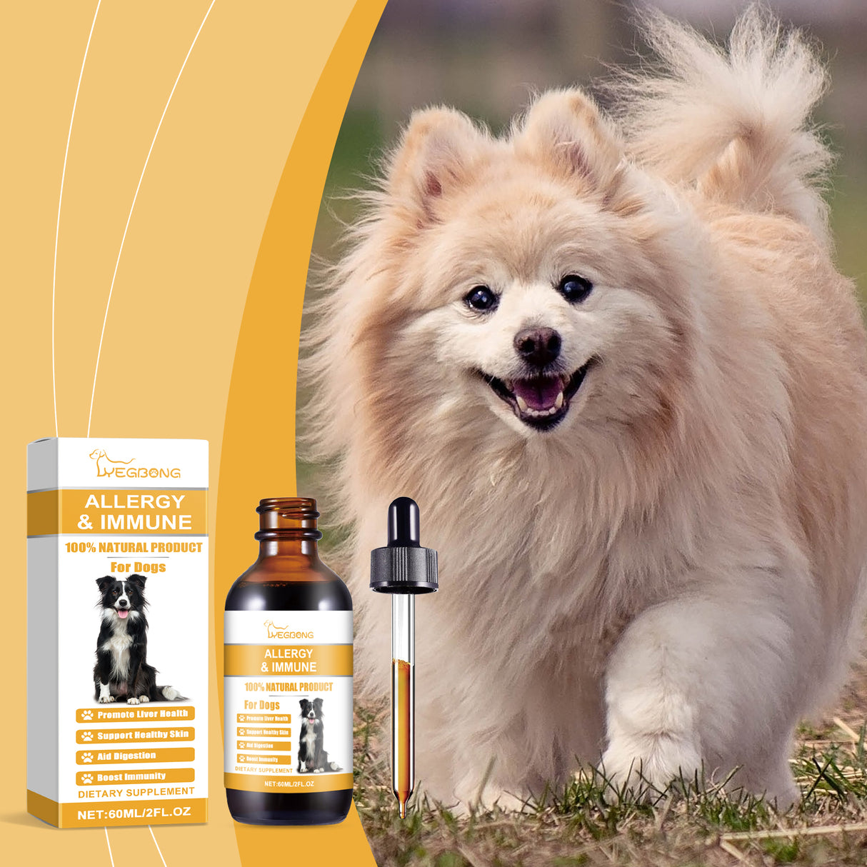 Dog Body Care Drops, Care And Relieve Pet Body Discomfort Nutritional Care Supplements - V.I.P Digital Presence
