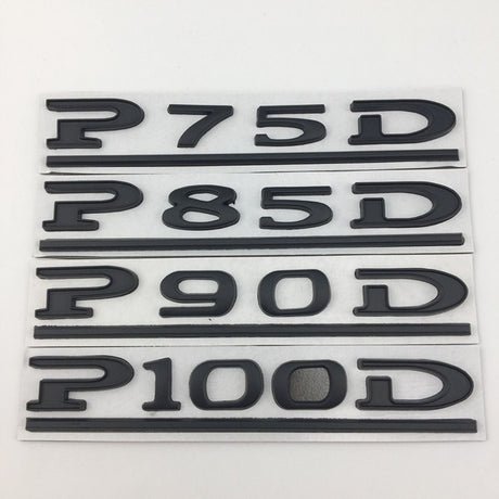 Applicable to Tesla car sticker MODEL3MODELS MODELX P75D P85D P90D P100D logo - V.I.P Digital Presence