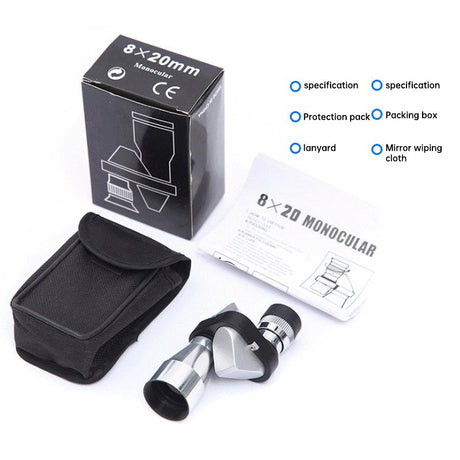 Hd Night Vision Mini Pocket Portable Metal Small Corner Monocular - V.I.P Digital Presence
