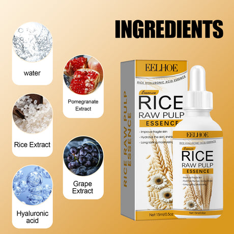Rice Hyaluronic Acid Essence Moisturizing, Hydrating, Brightening And Improving Dark Complexion Facial Essence - V.I.P Digital Presence