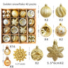 Christmas decoration 6cm electroplated ball plastic ball special-shaped painted Christmas ball gift Christmas tree pendant - V.I.P Digital Presence