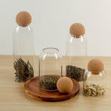 Food Storage Glass Jar with Wood Lid Ball Clear - V.I.P Digital Presence