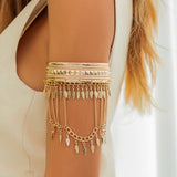 Western cowboy style metal tassel arm chain arm chain Dunhuang chain retro cross-border arm bracelet jewelry - V.I.P Digital Presence
