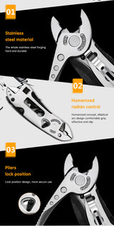 Outdoor camping regular pliers, multi-purpose tool pliers, outdoor wrench tool combination - V.I.P Digital Presence