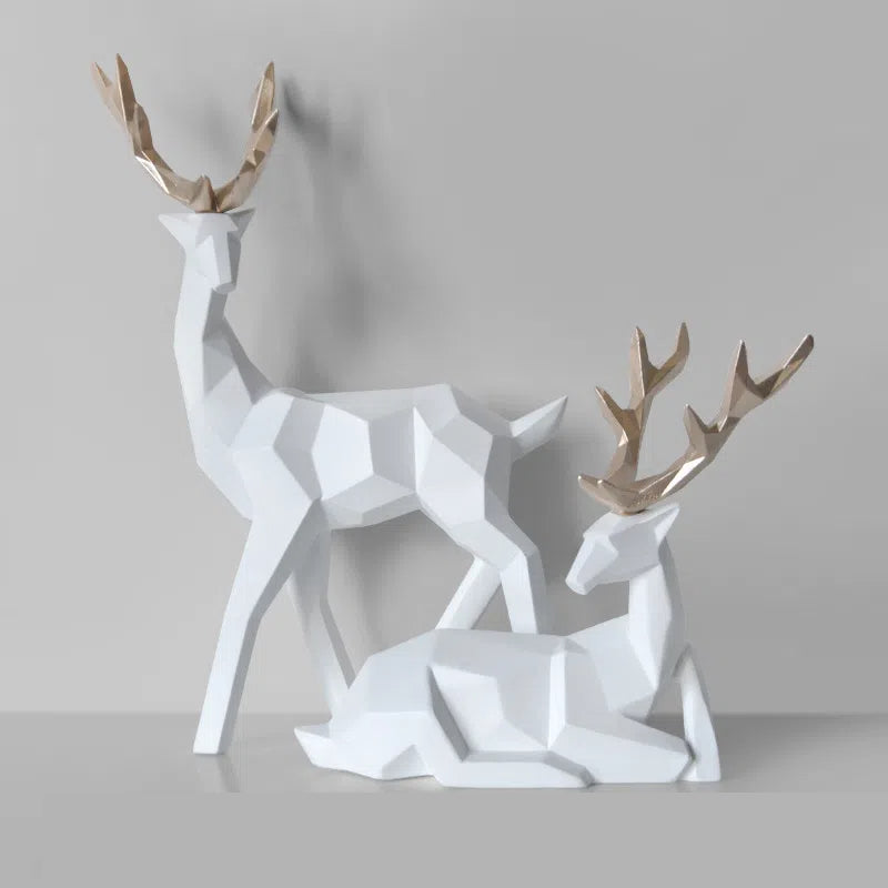Home Fortune Deer Resin Decoration Home Decoration Living Room Decoration - V.I.P Digital Presence