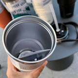 Large capacity portable insulated cup car mounted coffee cup 304 stainless steel - V.I.P Digital Presence