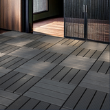 44 pieces of 12x12 square waterproof outdoor terrace tiles - interlocked, all-weather, anti slip, easy to assemble - V.I.P Digital Presence