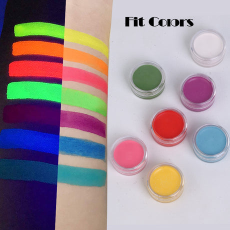 Fit Colors 12 Color Fluorescent Eyeliner Halloween Face Color Painting - V.I.P Digital Presence