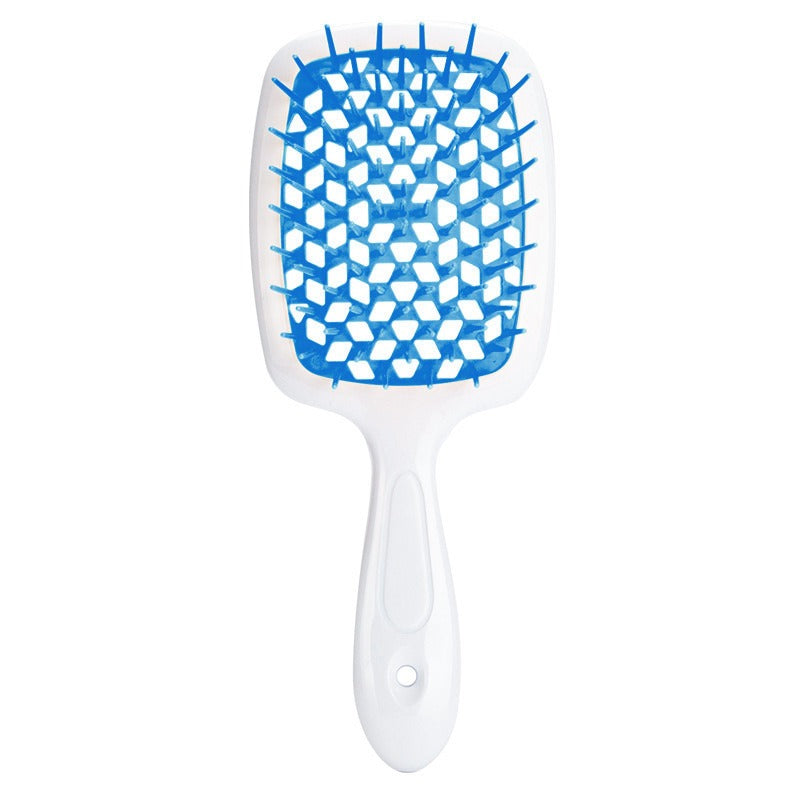 Honeycomb hollow massage comb, smooth hair grid comb, smooth hair dry and wet dual-purpose comb, curly and fluffy hair styling comb - V.I.P Digital Presence