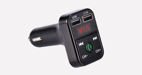 B2 Car MP3 Bluetooth Hands-Free Car Player FM Transmitter Car Charger Receiver - V.I.P Digital Presence