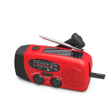 Portable multi - func hand - crank, emergency gen, solar radio, shockproof, FM/AM/WB/NOAA, power bank - V.I.P Digital Presence