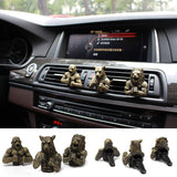 Resin Fighting Animal Set Car Fragrance Clip Decoration Creative Automotive Supplies Car Interior Decoration - V.I.P Digital Presence