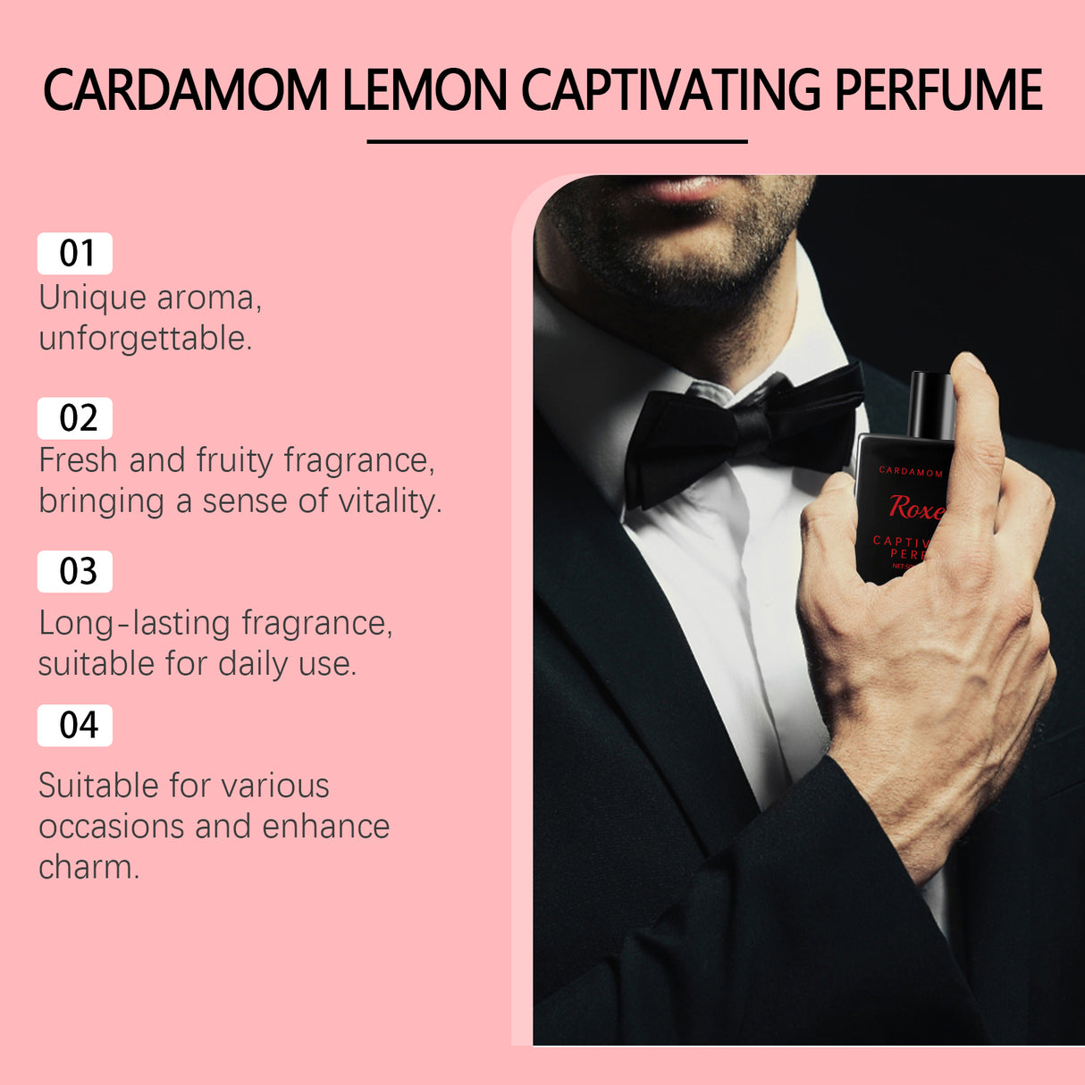 Rich Cardamom Lemon Charming Perfume Rich Charming Perfume Cardamom Lemon Fresh Unique Charm Rich Fragrance - V.I.P Digital Presence
