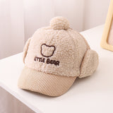 Children's Hat Autumn/Winter Ear Protection Warm Hat Boys' Corduroy Duck Tongue Hat Girls' Winter Fashion Baseball Hat - V.I.P Digital Presence
