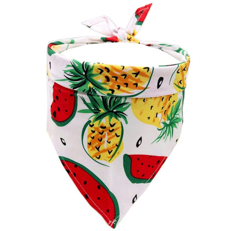 Pet Accessories Summer Pet Drool Towel Fruit Style Pet Scarf Pure Cotton Dog Triangle Scarf - V.I.P Digital Presence