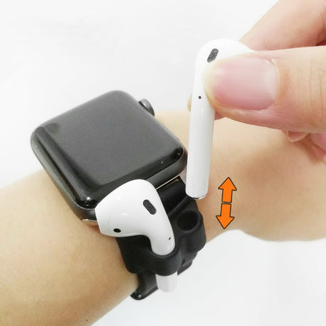 Portable Anti Lost Silicone Holder For AirPods Sports Wireless Earphone Fixed Case For Apple Air Pods Watch Band Holder - V.I.P Digital Presence