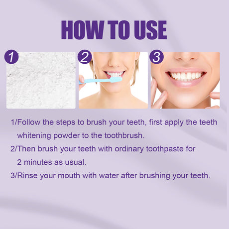 v34 Whitening Powder, Cleaning Stains Freshening Breath And Brightening White Teeth Cleaning Powder - V.I.P Digital Presence