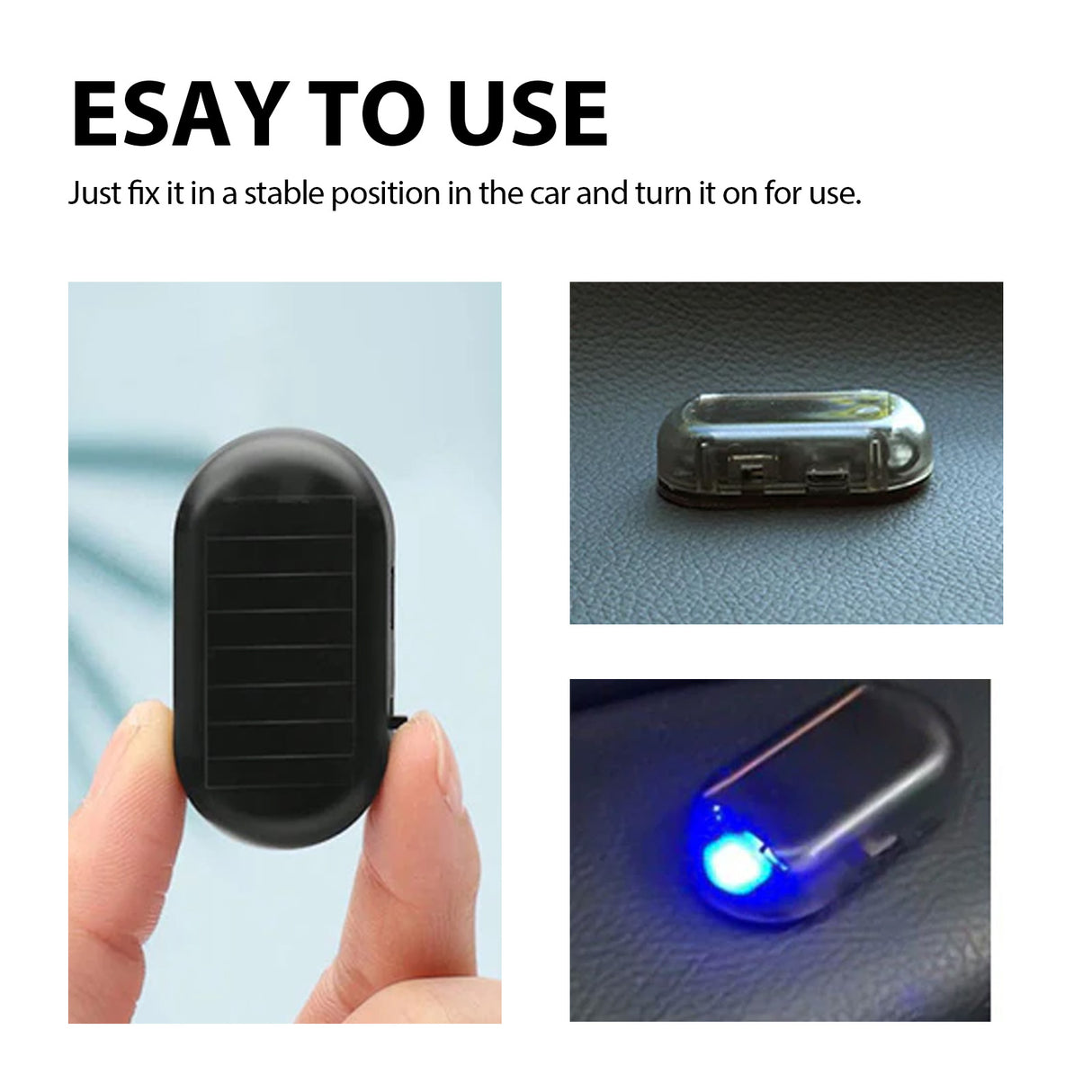 Anti Theft Car Device, Led Car Wiring Refit Explosion-Flashing Induction Anti-Theft Alarm Light - V.I.P Digital Presence