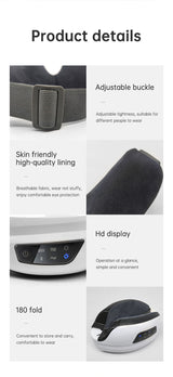 Eye Massager Air Pressure Vibration Eye Protector Bluetooth Eye Massage Relax Migraines Relief Improve Sleep - V.I.P Digital Presence