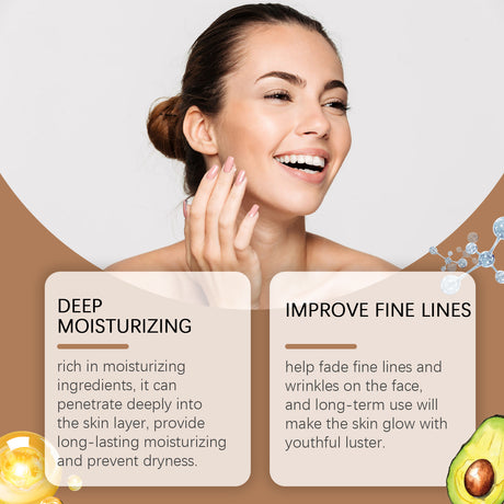 Avocado Cream For Wrinkles Gentle Moisturizing Facial Skin Moisturizing Daily Cream - V.I.P Digital Presence