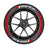 SPORTS series car tire letter sticker DIY sticker personalized modification sticker 3D three-dimensional all-in-ode tire sticker - V.I.P Digital Presence